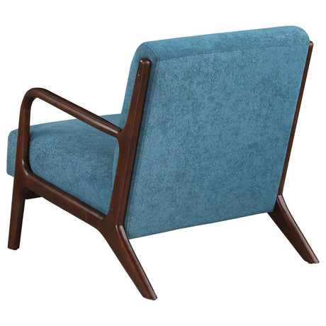 Foster Peacock Blue Accent Chair - Ornate Home