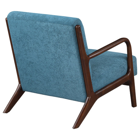 Foster Peacock Blue Accent Chair - Ornate Home