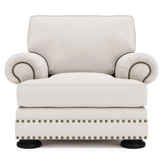 Foster Taupe Chair Without Pillows - Ornate Home