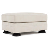 Foster White/Cream Ottoman Without Nails - Ornate Home