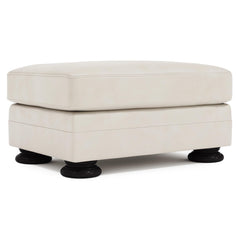 Foster White/Cream Ottoman Without Nails - Ornate Home