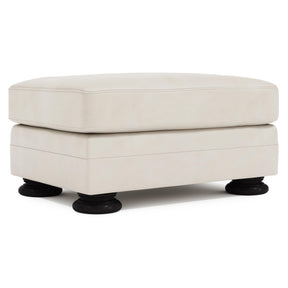 Foster White/Cream Ottoman Without Nails - Ornate Home