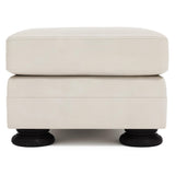 Foster White/Cream Ottoman Without Nails - Ornate Home