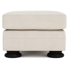 Foster White/Cream Ottoman Without Nails - Ornate Home