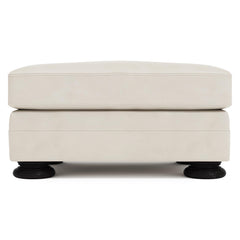 Foster White/Cream Ottoman Without Nails - Ornate Home