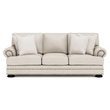 Foster White/Cream Sofa - Ornate Home