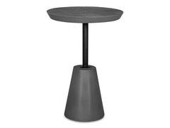 Foundation Dark Grey Outdoor Accent Table - Ornate Home