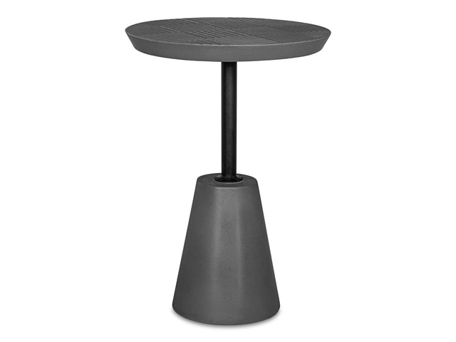 Foundation Dark Grey Outdoor Accent Table - Ornate Home