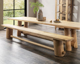 Foundation Light Oak Dining Bench - Ornate Home