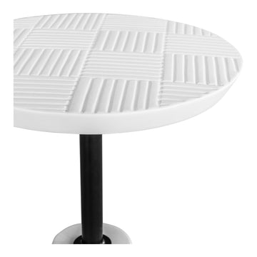 Foundation White Outdoor Accent Table - Ornate Home