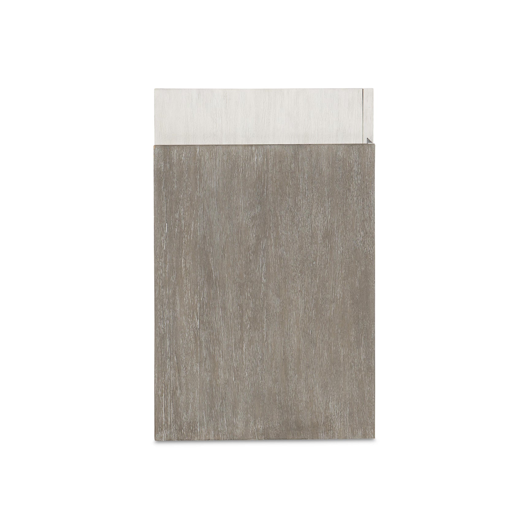 Foundations Brushed Stainless Steel/Light Shale/Linen Buffet - Ornate Home