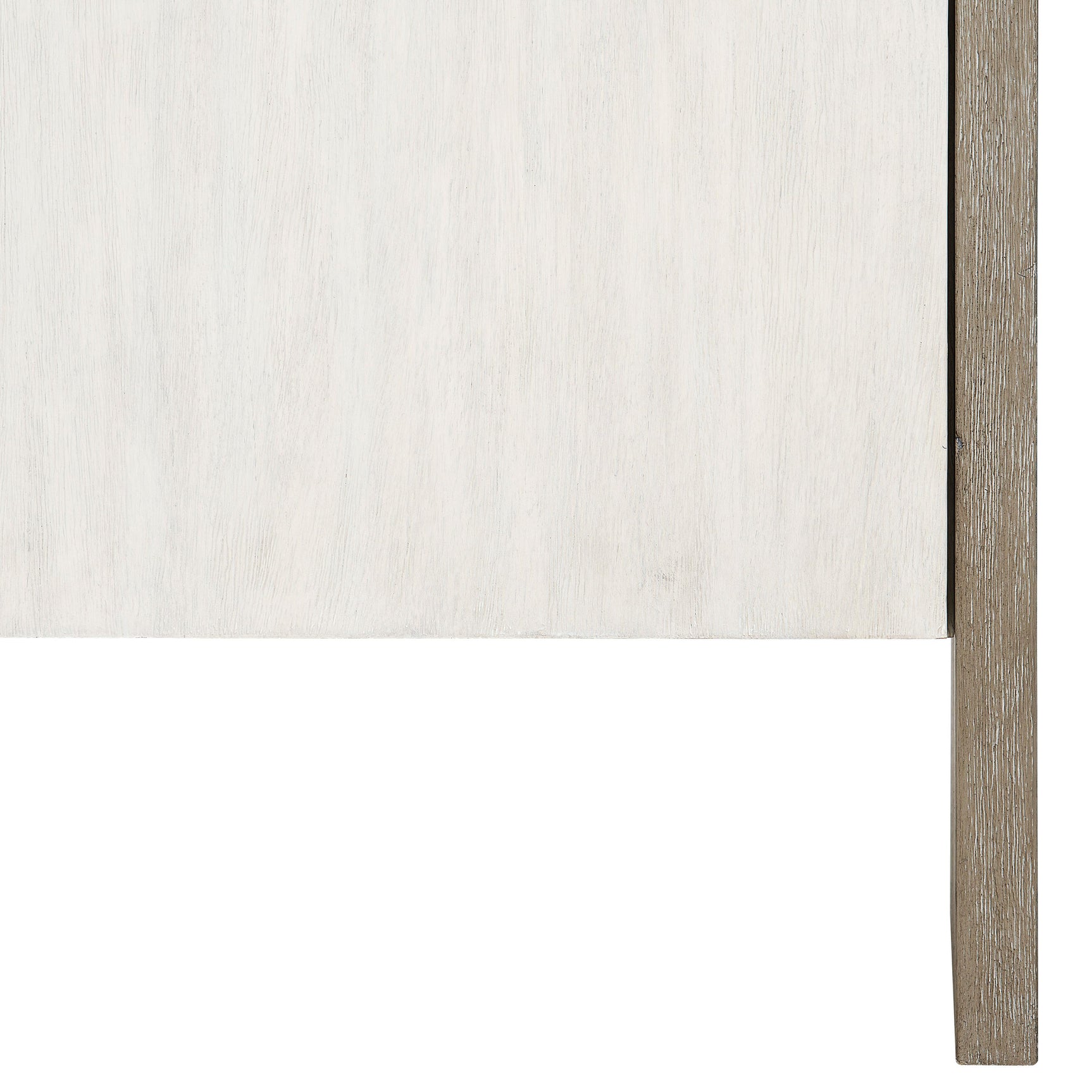 Foundations Brushed Stainless Steel/Light Shale/Linen Buffet - Ornate Home