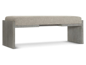 Foundations Dark Shale/Beige/Grey Bench - Ornate Home