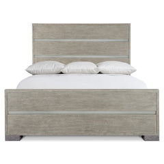 Foundations Dark Shale/Light Shale California King Panel Bed - Ornate Home