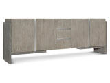 Foundations Dark Shale/Light Shale Entertainment Credenza - Ornate Home