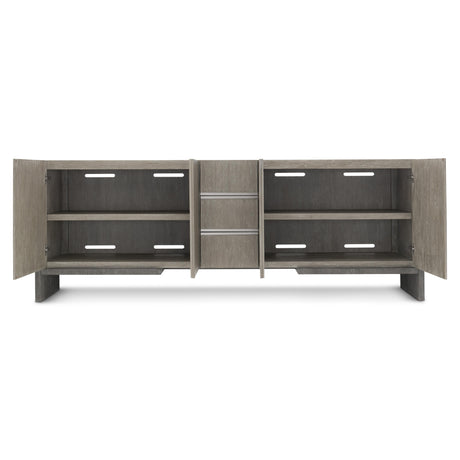 Foundations Dark Shale/Light Shale Entertainment Credenza - Ornate Home