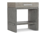 Foundations Dark Shale/Light Shale Nightstand With 1 Drawer - Ornate Home