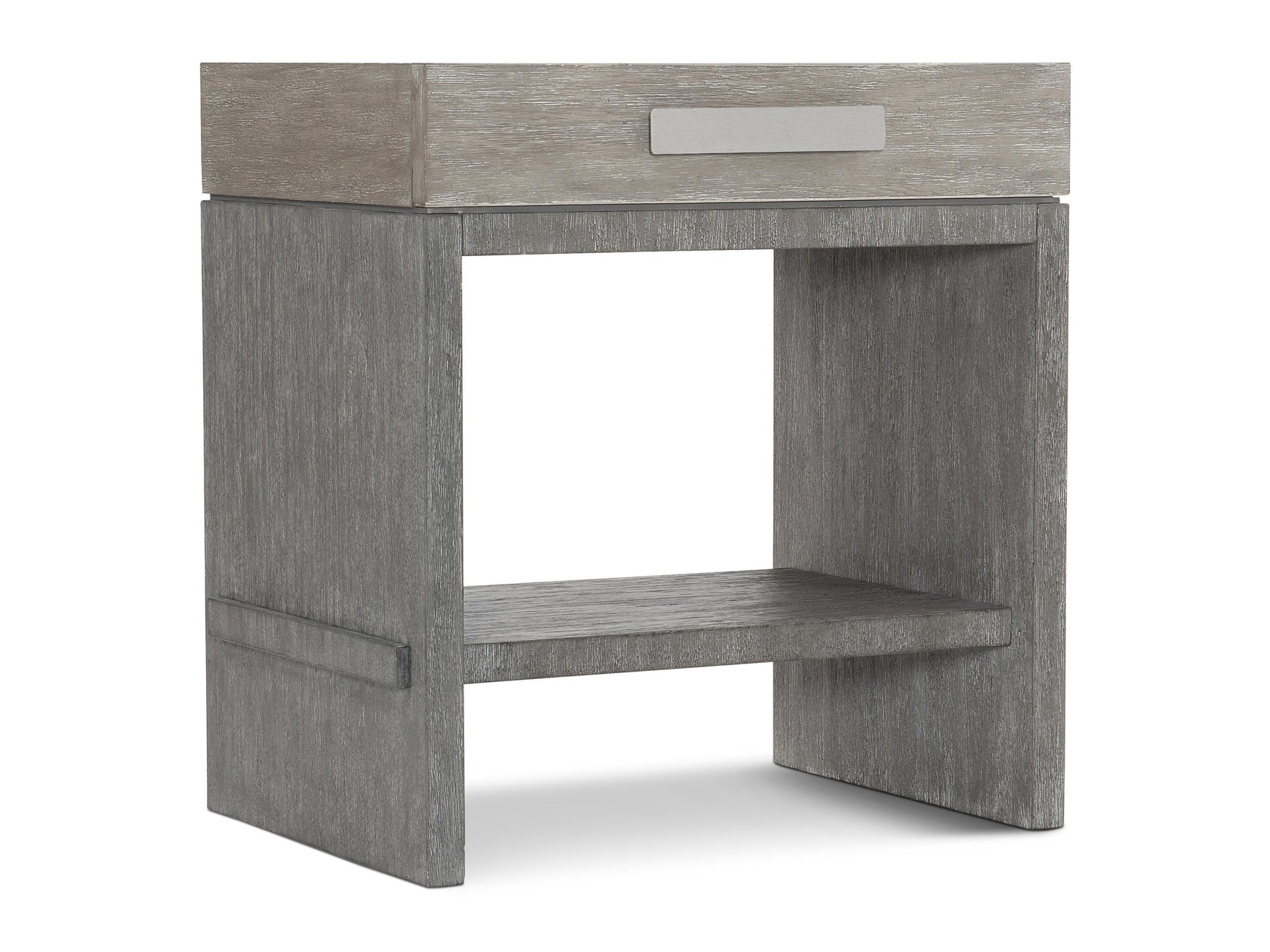 Foundations Dark Shale/Light Shale Nightstand With 1 Drawer - Ornate Home