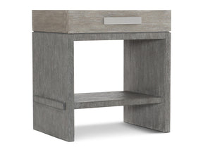Foundations Dark Shale/Light Shale Nightstand With 1 Drawer - Ornate Home