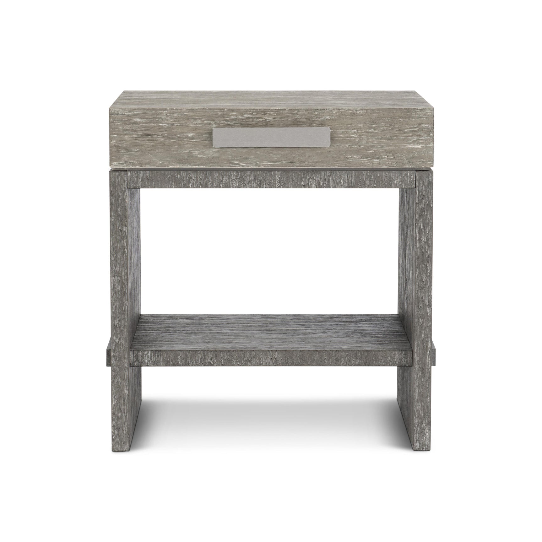 Foundations Dark Shale/Light Shale Nightstand With 1 Drawer - Ornate Home
