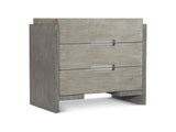 Foundations Dark Shale/Light Shale Nightstand With 3 Drawers - Ornate Home