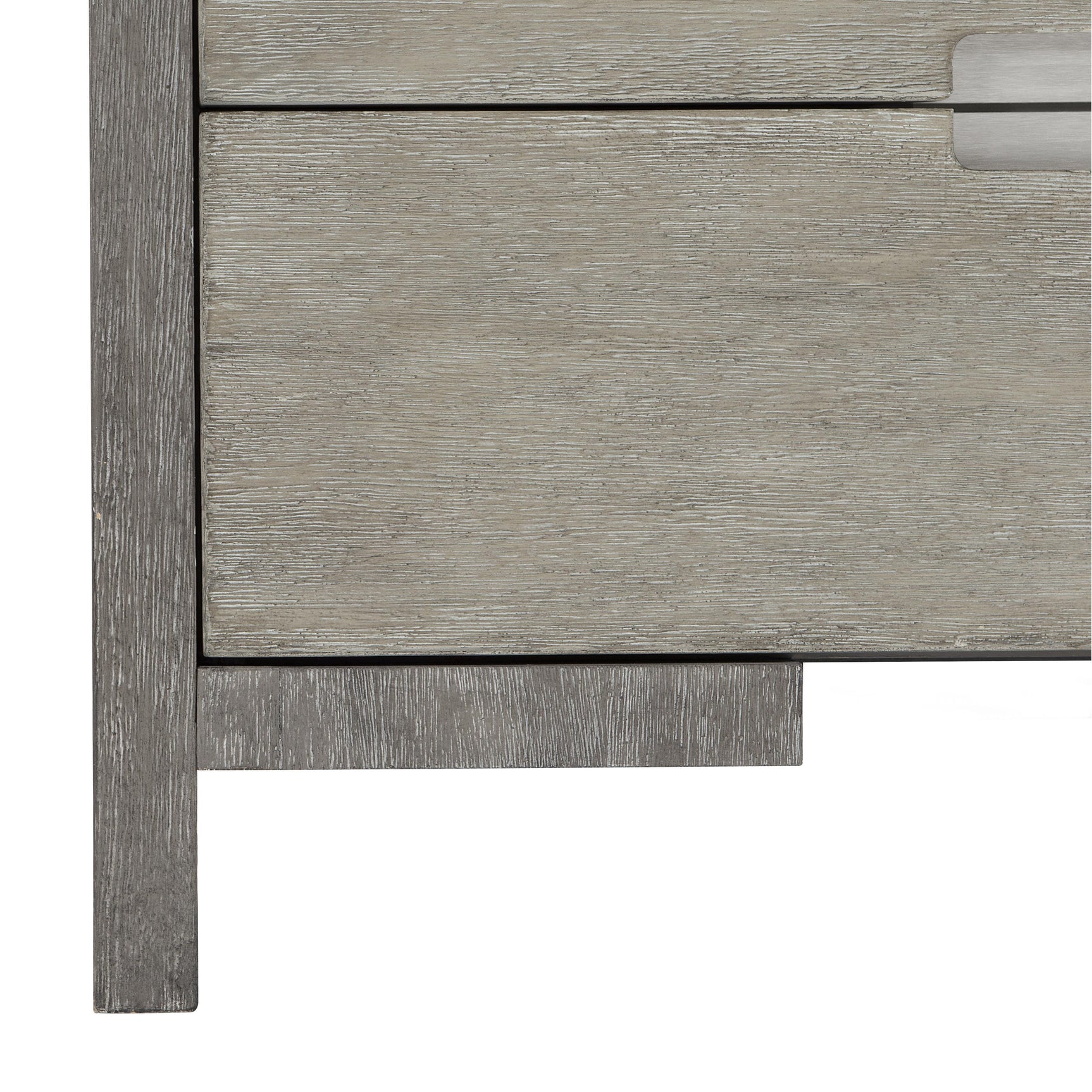 Foundations Dark Shale/Light Shale Nightstand With 3 Drawers - Ornate Home