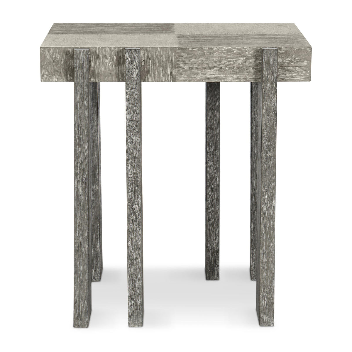 Shale Table Bernhardt Foundations Dark Shale/Light Shale Side Table (Six Long Legs ...
