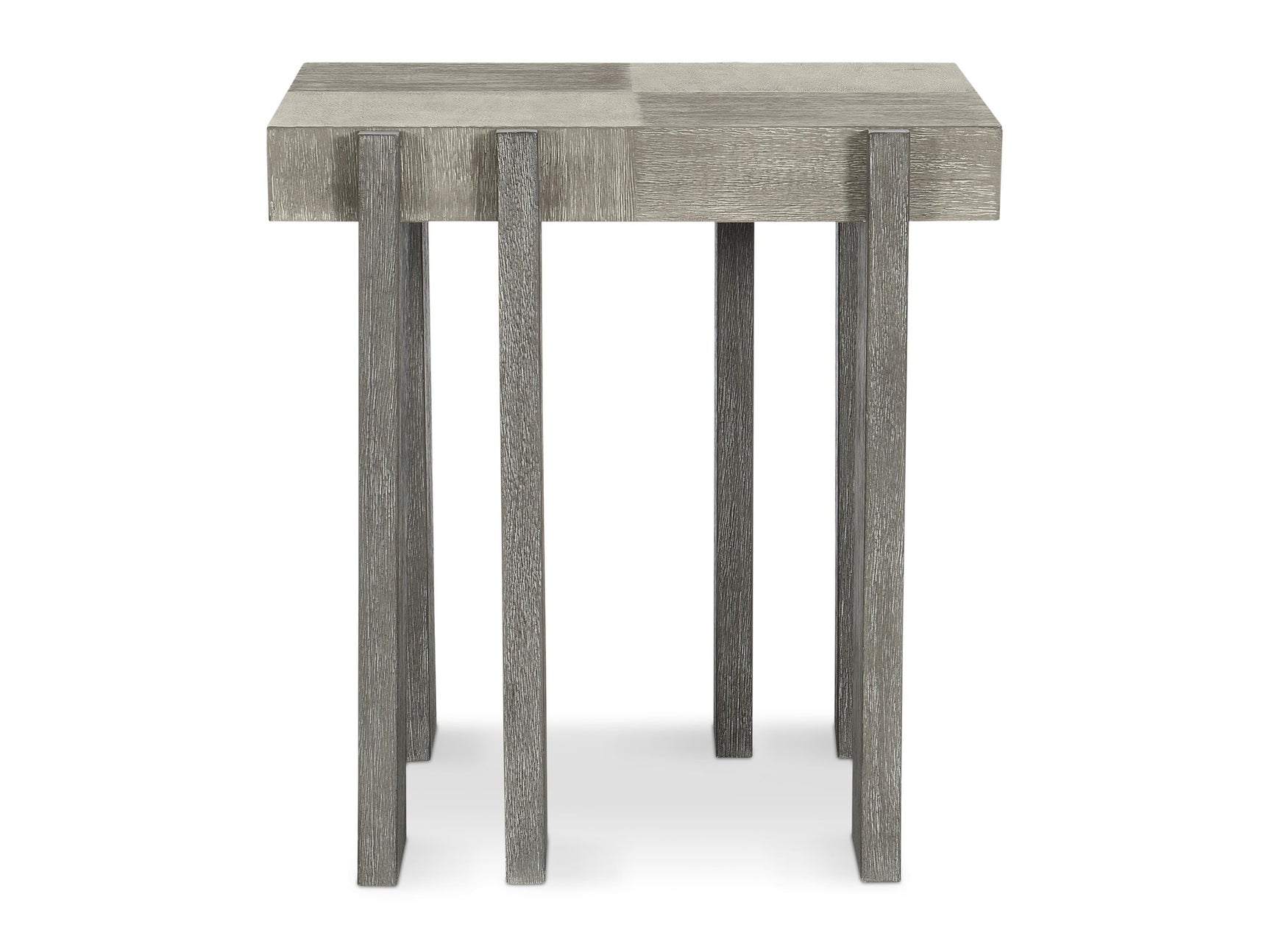 Foundations Dark Shale/Light Shale Side Table (Six Long Legs) - Ornate Home