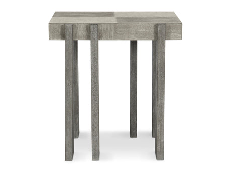 Foundations Dark Shale/Light Shale Side Table (Six Long Legs) - Ornate Home