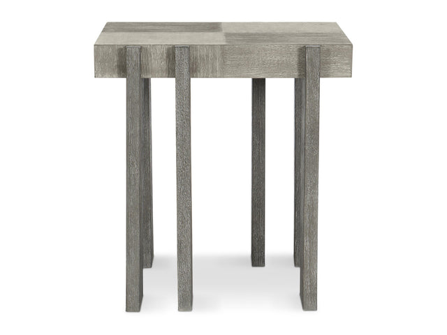 Foundations Dark Shale/Light Shale Side Table (Six Long Legs) - Ornate Home