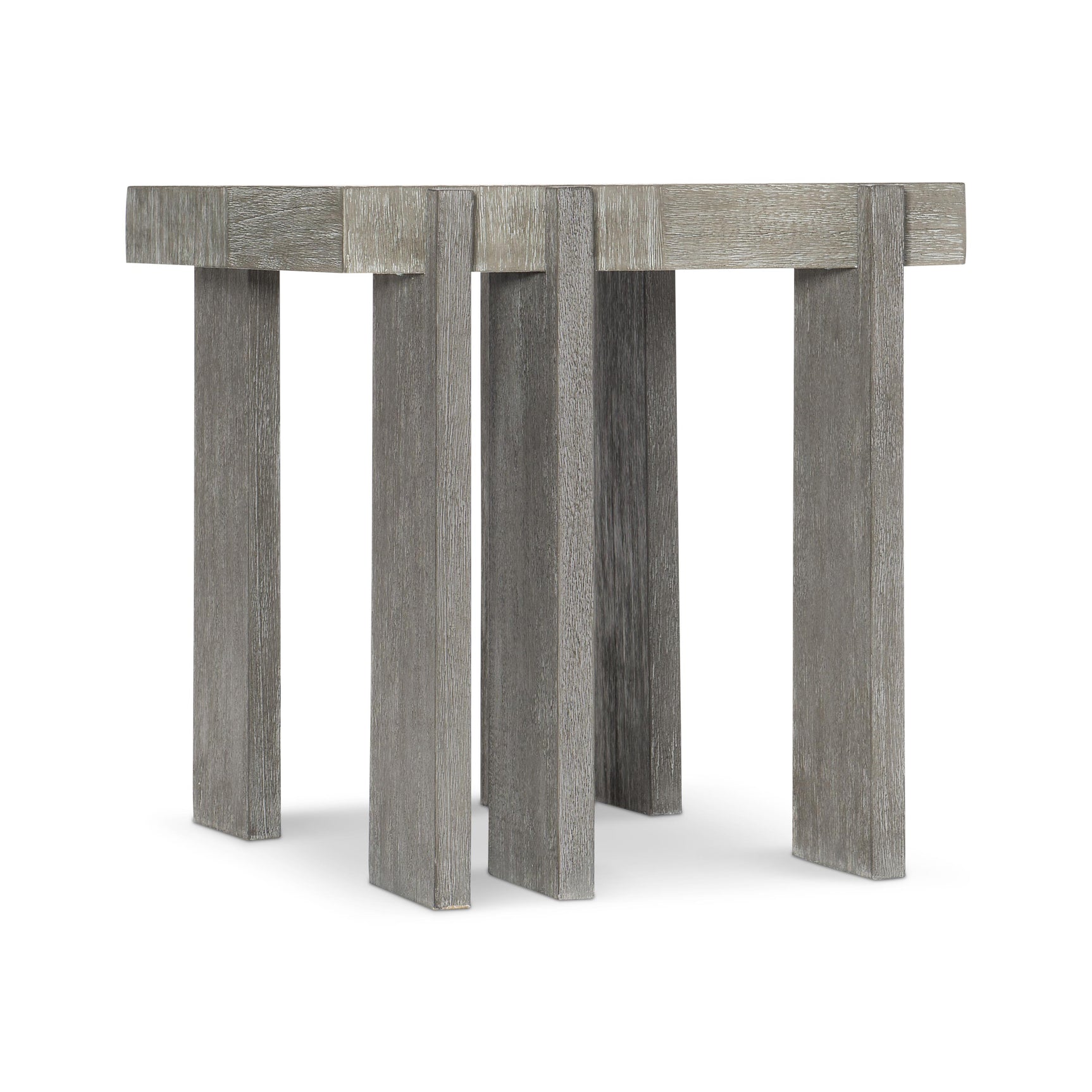 Foundations Dark Shale/Light Shale Side Table (Six Long Legs) - Ornate Home