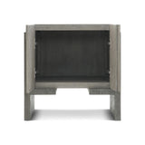 Foundations Dark Shale/Light Shale Side Table (Storage Space) - Ornate Home