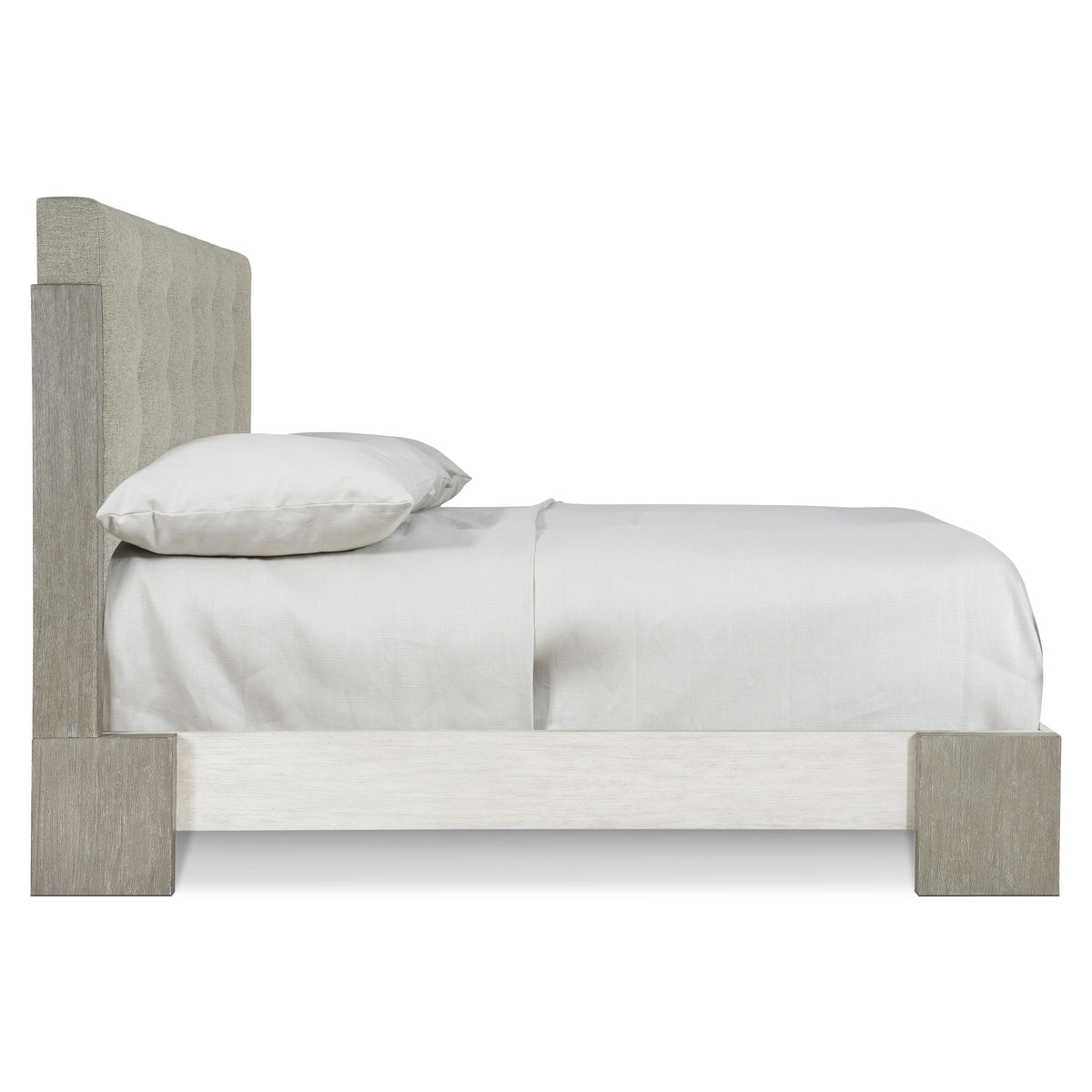 Foundations Light Shale California King Panel Bed - Ornate Home