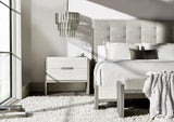 Foundations Light Shale California King Panel Bed - Ornate Home