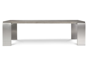 Foundations Light Shale Dining Table - Ornate Home