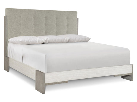 Foundations Light Shale/Linen/Beige/Tan Panel King Bed - Ornate Home