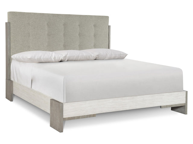 Foundations Light Shale/Linen/Beige/Tan Panel King Bed - Ornate Home