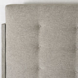 Foundations Light Shale/Linen/Beige/Tan Panel King Bed - Ornate Home