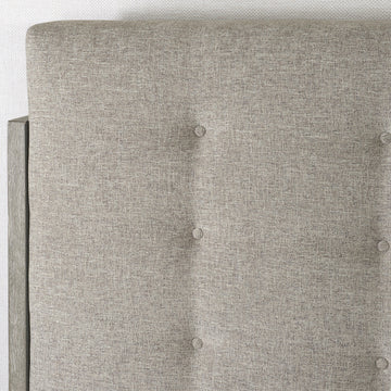 Foundations Light Shale/Linen/Beige/Tan Panel King Bed - Ornate Home