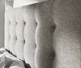 Foundations Light Shale/Linen/Beige/Tan Panel King Bed - Ornate Home