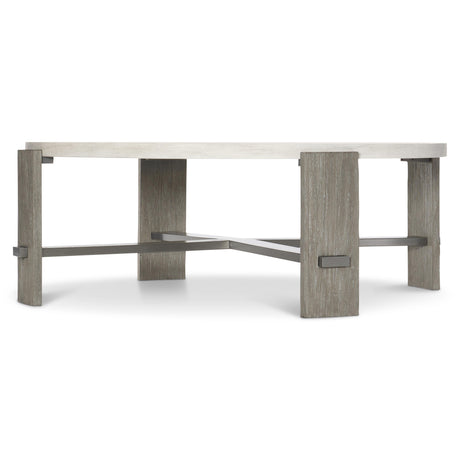 Foundations Light Shale/Linen Cocktail Table - Ornate Home