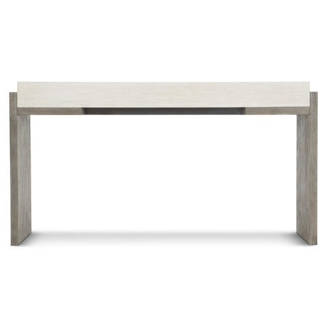 Foundations Light Shale/Linen Console Table - Ornate Home