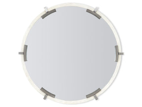 Foundations Light Shale/Linen Mirror - Ornate Home