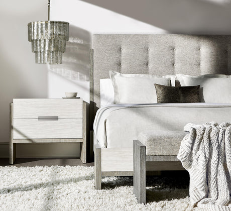 Foundations Light Shale/Linen Nightstand - Ornate Home