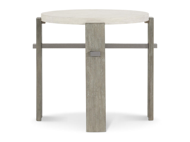 Foundations Light Shale/Linen Side Table - Ornate Home