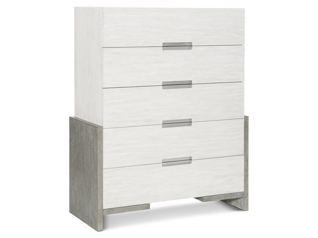 Foundations Light Shale/Linen Tall Drawer Chest - Ornate Home