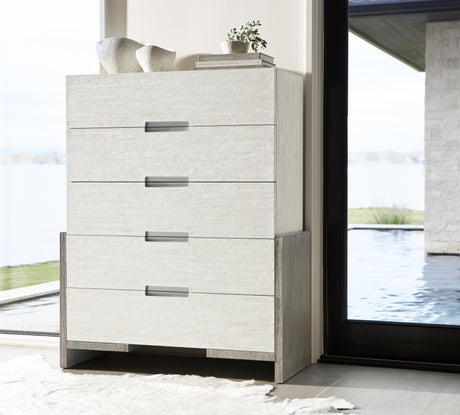 Foundations Light Shale/Linen Tall Drawer Chest - Ornate Home