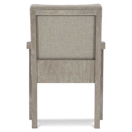 Foundations Light Shale/Neutral Beige Arm Chair - Ornate Home