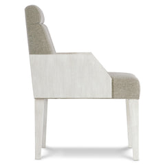 Foundations Linen/Beige/Tan Arm Chair - Ornate Home