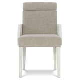 Foundations Linen/Beige/Tan Arm Chair - Ornate Home